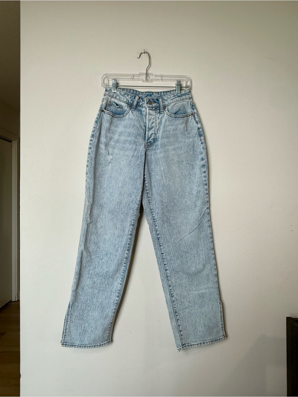 Old Navy Curvy OG Loose Light Blue Boyfriend Jeans